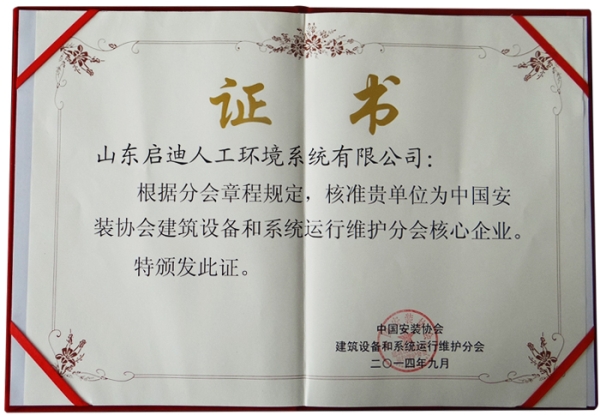 核心企業(yè)證書(shū)